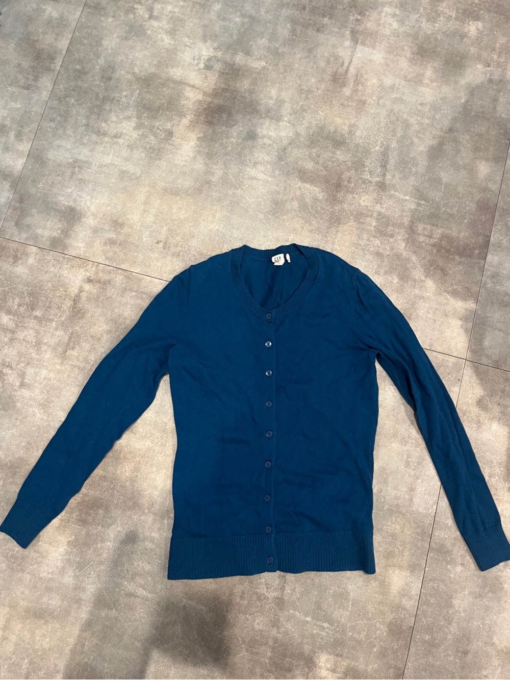 GAP Women’s Deep Teal Button Cardigan